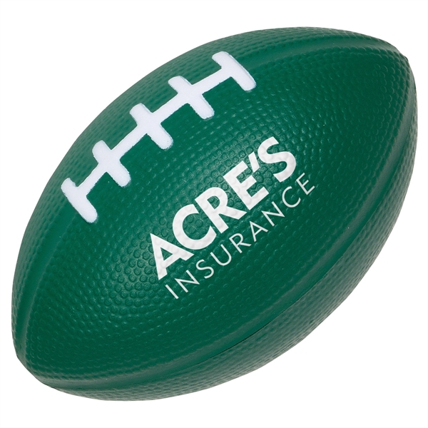 Dark Green color option for Medium Football Stress Reliever