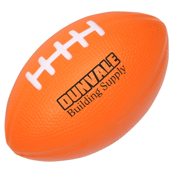 Medium Orange color option for Medium Football Stress Reliever