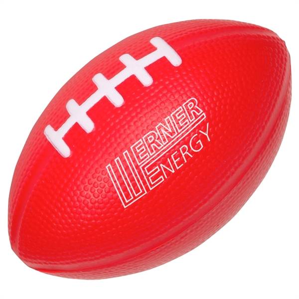 Medium Red color option for Medium Football Stress Reliever