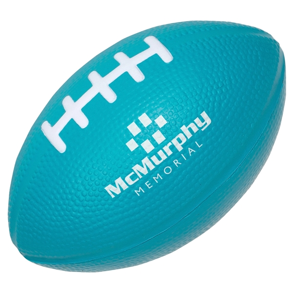 Medium Teal color option for Medium Football Stress Reliever