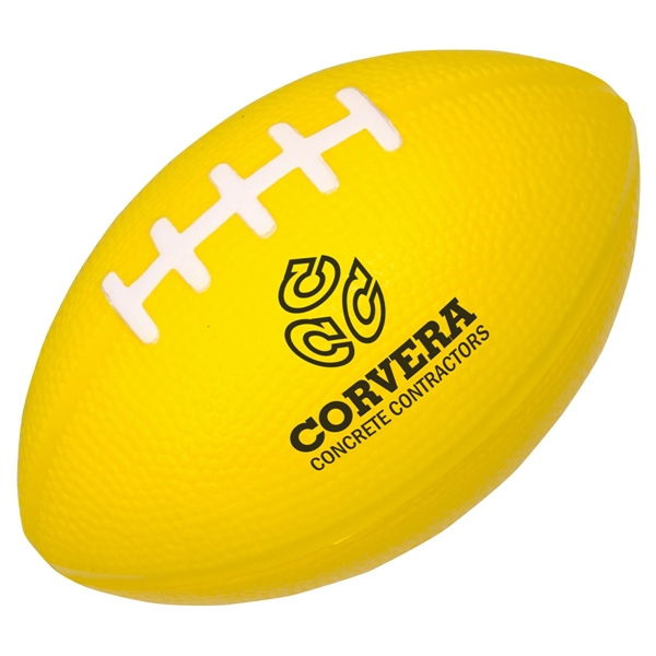 Medium Yellow color option for Medium Football Stress Reliever