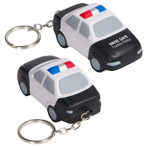 Photo of Police Car Stress Reliever Key Chain