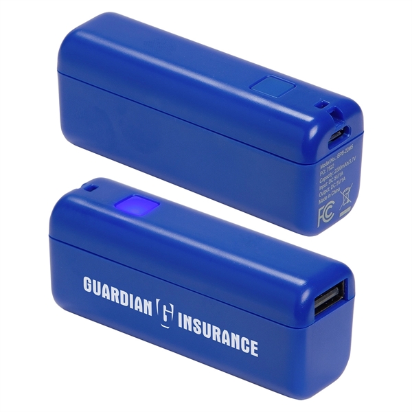 Medium Blue color option for Mini 2200m Ah Power Bank