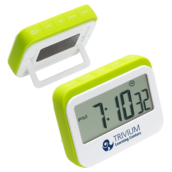 Bright Green color option for Soft Touch Widescreen Kitchen Timer/Clock