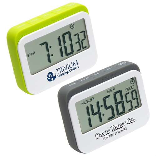 Main photo of Soft Touch Widescreen Kitchen Timer/Clock