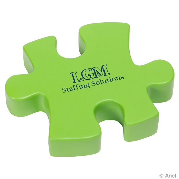 Bright Green color option for Connecting Puzzle Piece Stress Reliever