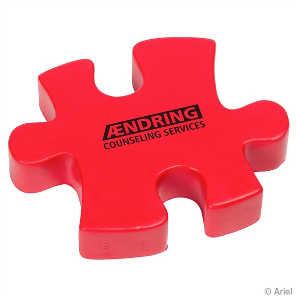 Medium Red color option for Connecting Puzzle Piece Stress Reliever