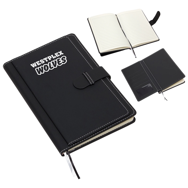 Dark Black color option for Travel Journal With Card Pockets