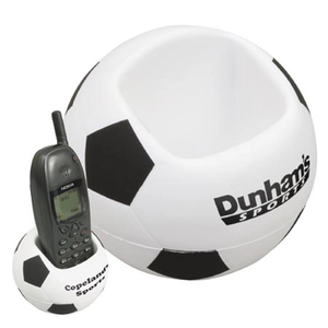 Photo of Soccer Stress Reliever Desktop Bin