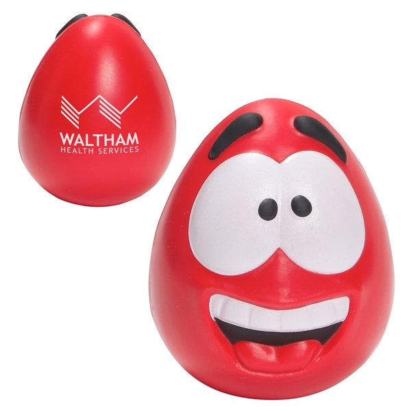 Medium Red color option for Happy Face Slo Release Serenity Squishy™