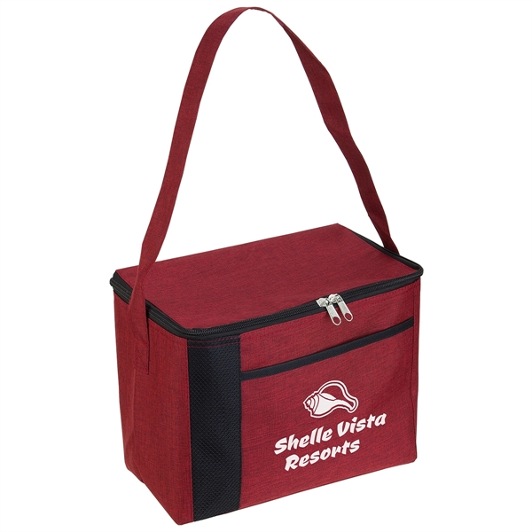 Medium Red color option for Greystone Polycanvas Square Cooler Bag