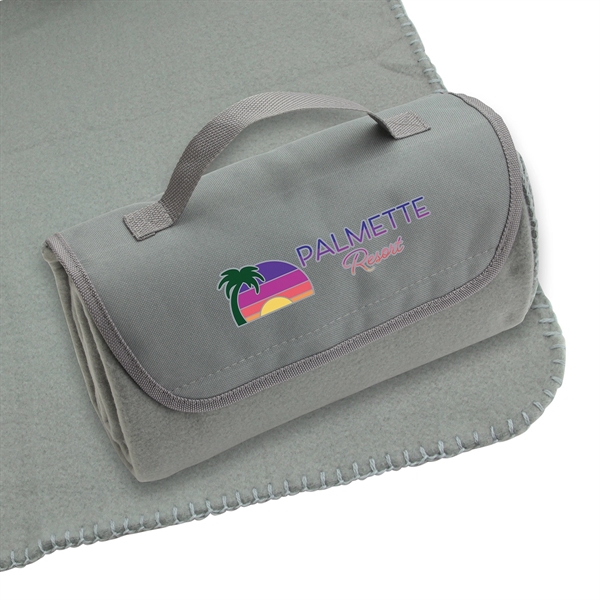 Medium Gray color option for Barrel Fleece Blanket