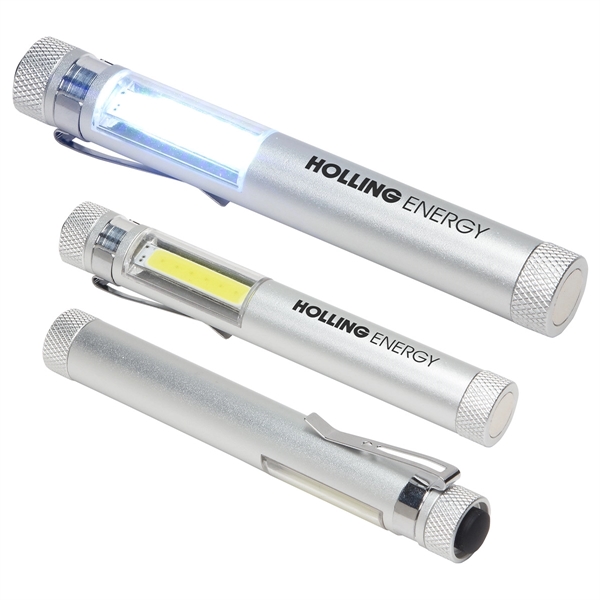 Metallic Silver color option for Vivid Clip Flashlight