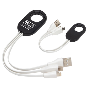 Photo of Triad 3 In 1 Charging Cable With Carabiner Clip