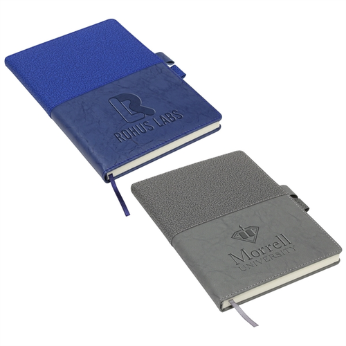 Main photo of Quarry Textured Journal With Interlocking Pen Closure