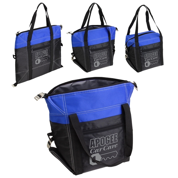 Bright Blue color option for Glacier Convertible Polyester Cooler Bag