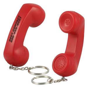 Photo of Telephone Receiver Stress Reliever Key Chain