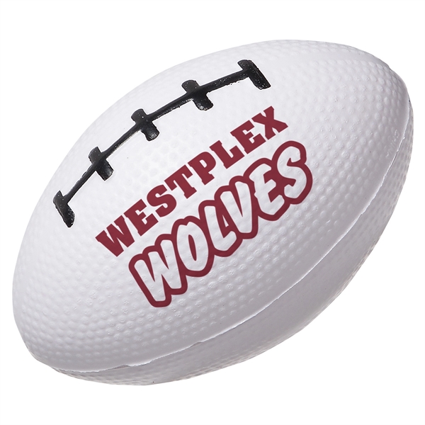 Medium White color option for Football Slo Release Serenity Squishy™