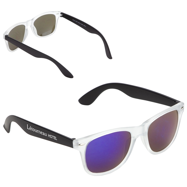 Bright Black color option for Key West Mirrored Sunglasses