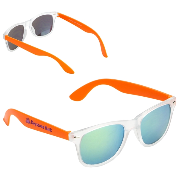 Bright Orange color option for Key West Mirrored Sunglasses