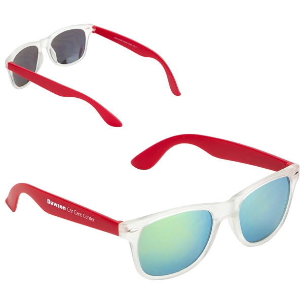 Bright Red color option for Key West Mirrored Sunglasses
