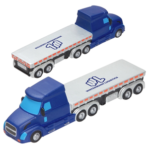 Photo of Semi Flatbed Truck Stress Reliever