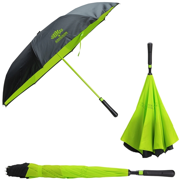 Medium Green color option for Skyline Two Tone Inversion Umbrella