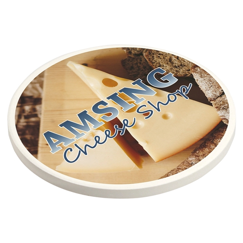 Photo of Cobblestone Absorbent Coaster With Cork Base