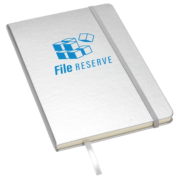 Metallic Silver color option for Zenith Hardcover Journal