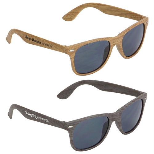 Main photo of Sebring Uv400 Wood Grain Sunglasses
