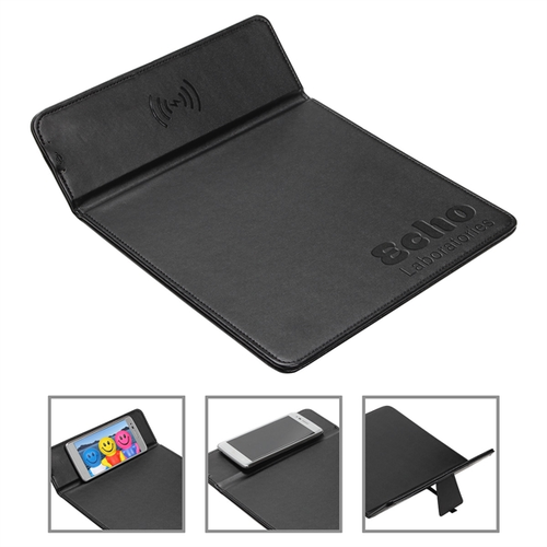 Photo of Accord Wireless Charger Mouse Pad With Kickstand