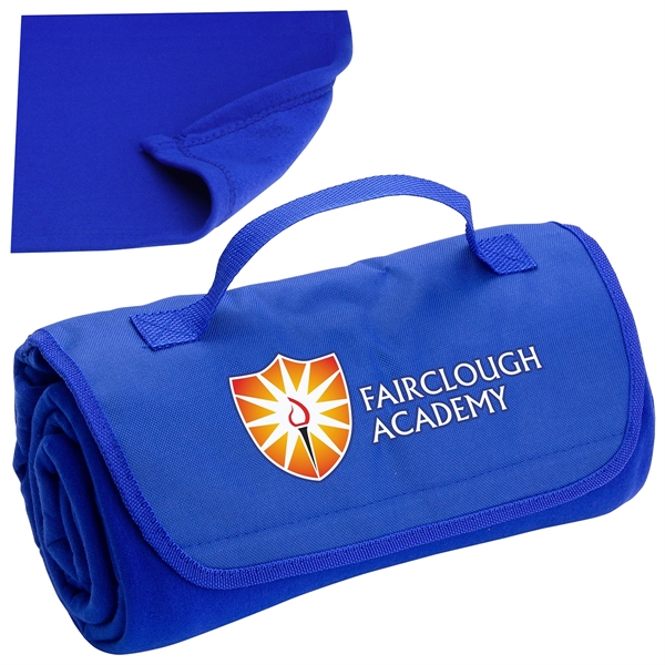 Medium Blue color option for Deluxe Barrel Fleece Blanket