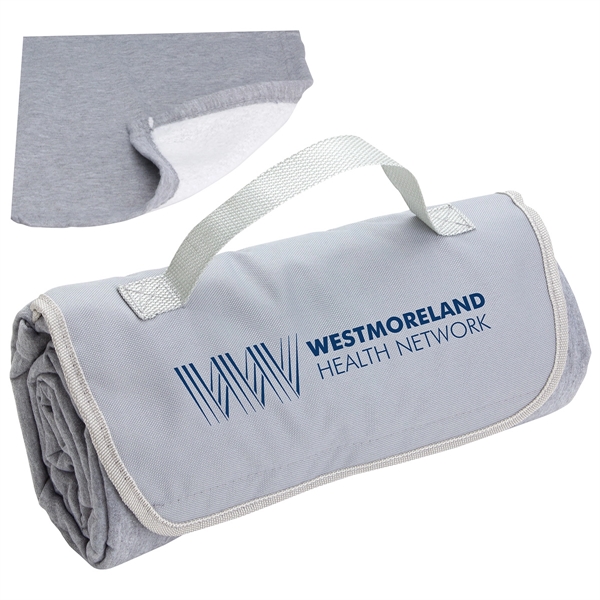 Medium Gray color option for Deluxe Barrel Fleece Blanket