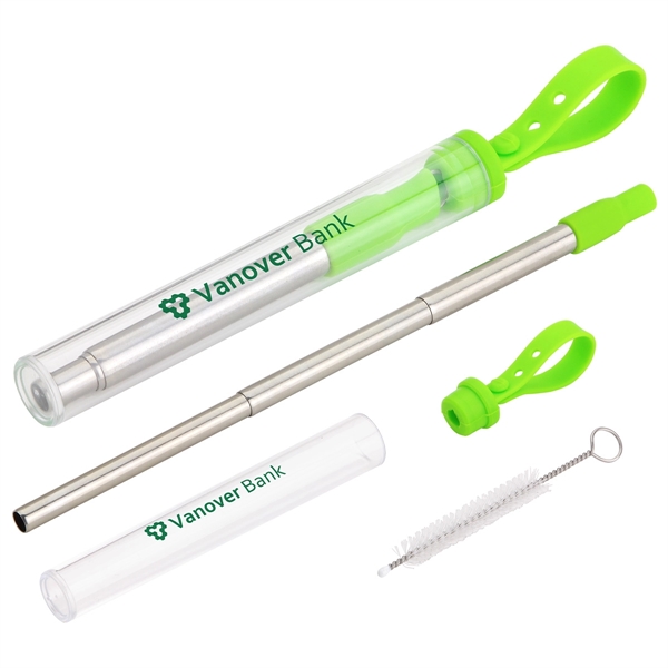 Light Green color option for Sip N Slide Telescoping Straw With Cleaning Brush