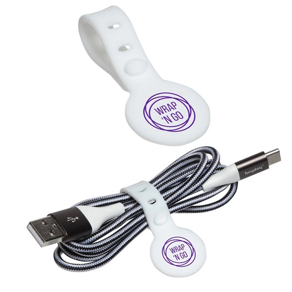 Medium White color option for Wrap N Go Cable Organizer