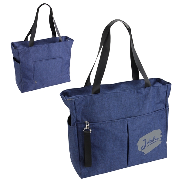 Medium Navy Blue color option for Jubilee Polycanvas Travel Tote