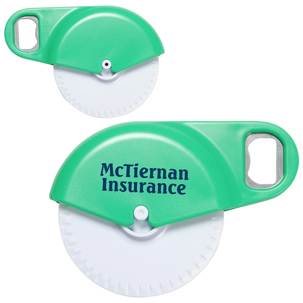 Bright Green color option for Napoli Pizza Cutter With Bottle Opener
