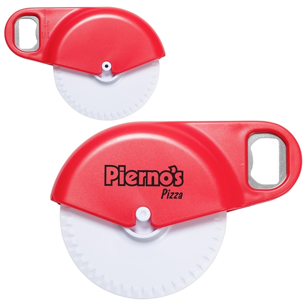 Bright Red color option for Napoli Pizza Cutter With Bottle Opener