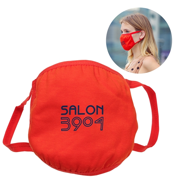 Medium Red color option for Escort Cotton 4 Ply Face Mask