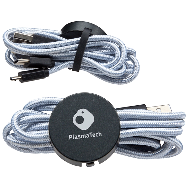 Bright Silver color option for Triplex 3 In 1 Light Up Charging Cable