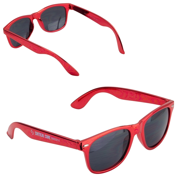 Metallic Red color option for Surfside Metallic Sunglasses
