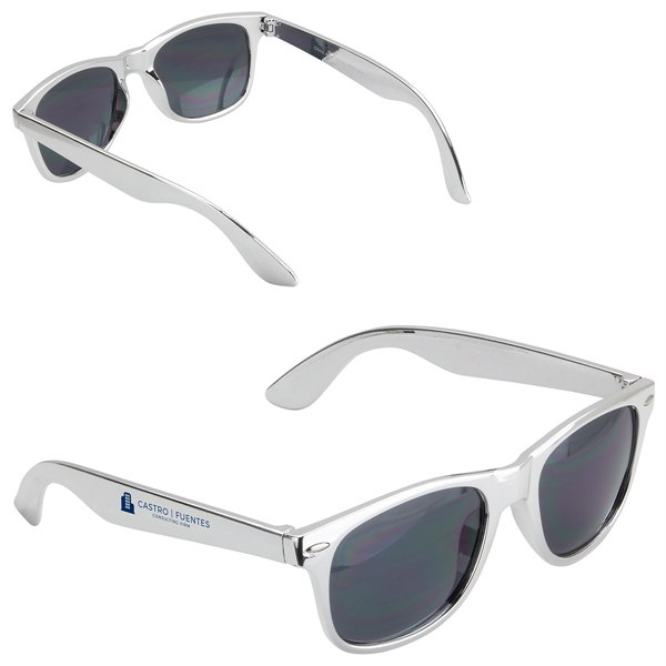 Metallic Silver color option for Surfside Metallic Sunglasses