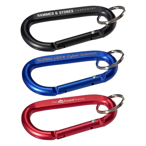 Main photo of Aluminum Carabiner With Key Ring