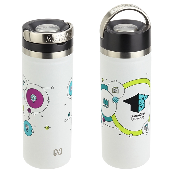 Medium White color option for Nayad® Roamer 18 Oz Stainless Double Wall Bottle