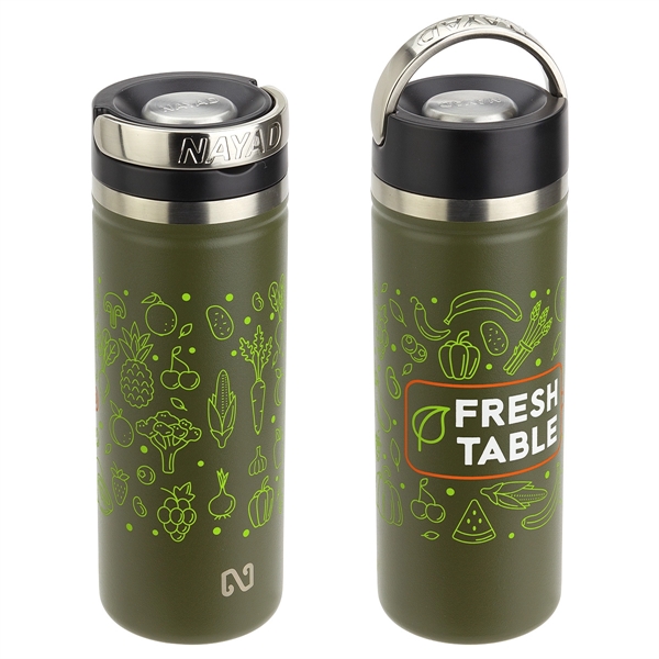 Olive color option for Nayad® Roamer 18 Oz Stainless Double Wall Bottle