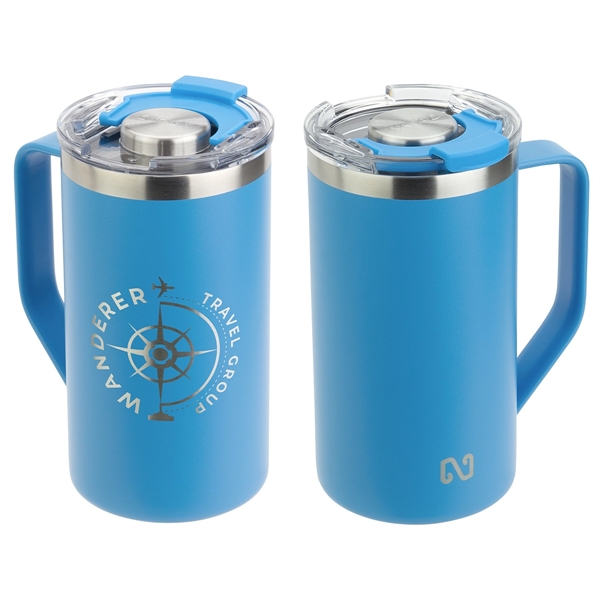 Medium Blue color option for Nayad® Metro 20 Oz Stainless Double Wall Mug