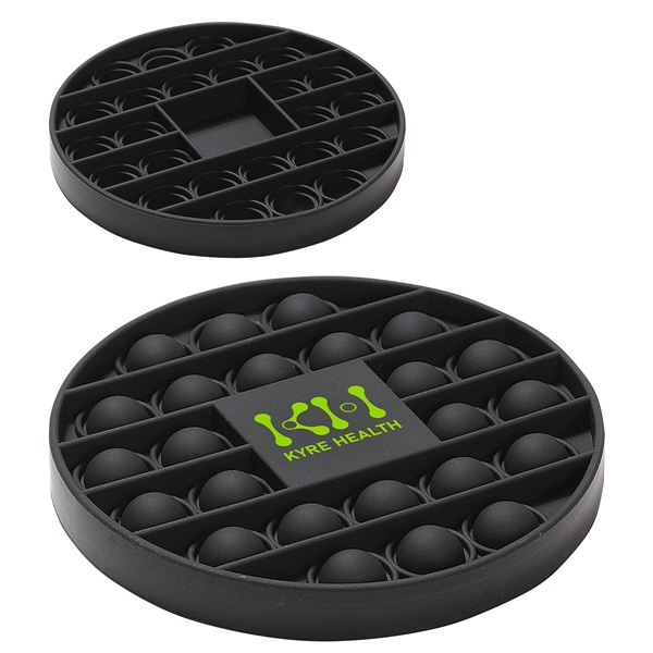 Medium Black color option for Push Pop Round Bubble Game