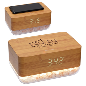 Photo of Sunrise Alarm Clock With Himalayan Salt Lamp  Wireless Charg