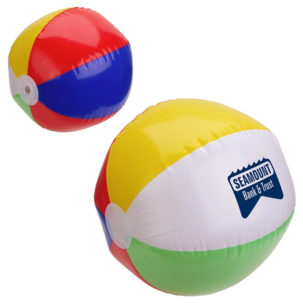 Medium Multi color option for Sunburst 16  Inflatable Beach Ball