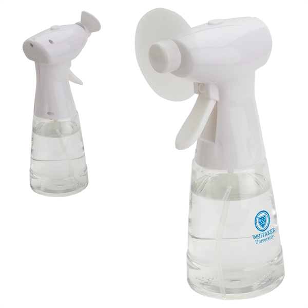 Medium White color option for Stay Cool Spray Bottle & Fan